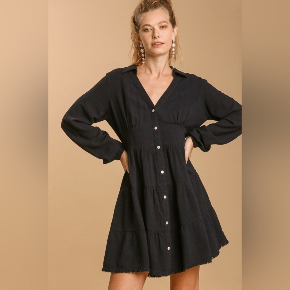 Umgee Black Magic Dress SMALL
